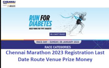 chennai marathon 2023 registration last date