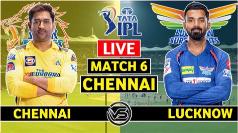 chennai vs lucknow score