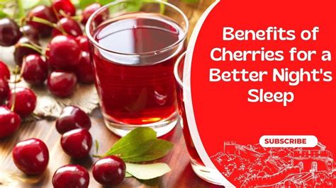 Cherries Sleep Better