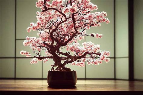 Cherry Blossom Bonsai Tree: A Delicate Beauty