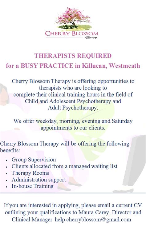 cherry blossom therapy