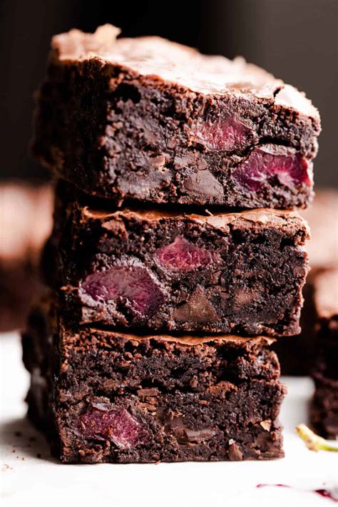 cherry brownies with brownie mix