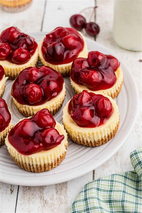cherry cheesecakes