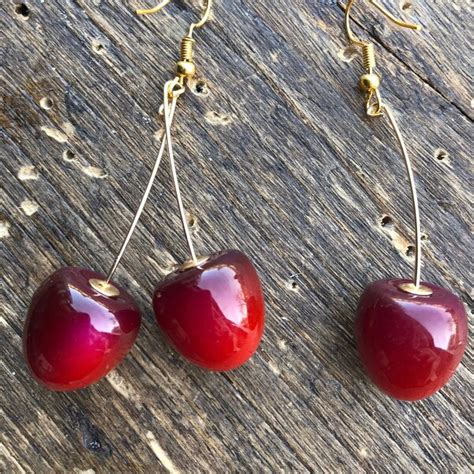 cherry earring