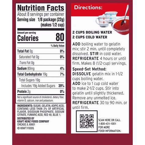 Cherry Jello Calories