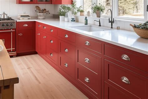 cherry themed kitchen