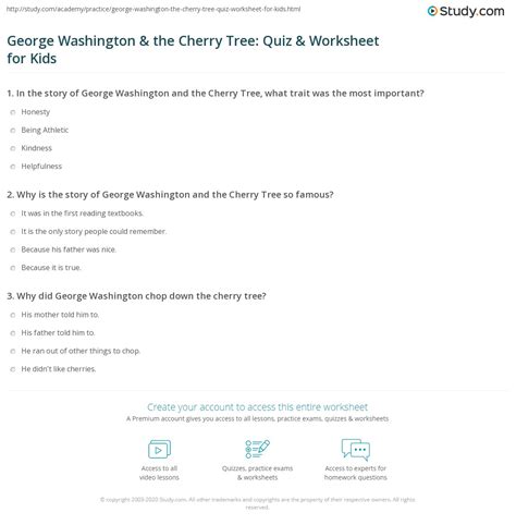 Cherry Tree Quiz