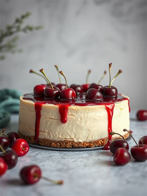 Cherry Vanilla Cheesecake