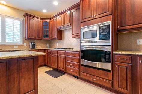 en counter cherry wood Wood countertops, Kitchen