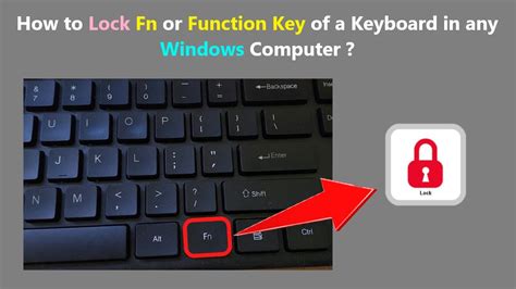 How to Lock Fn or Function Key of a Keyboard in any Windows Computer