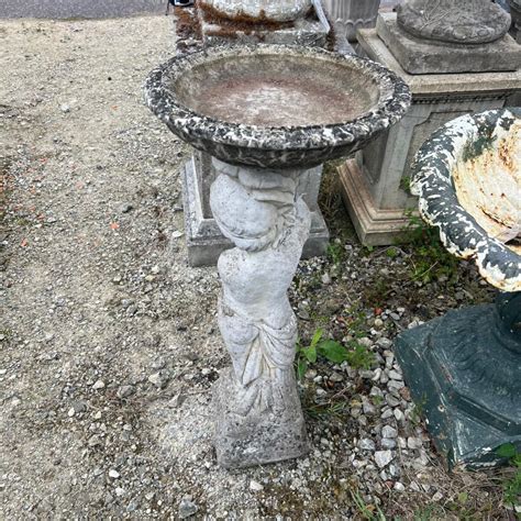 Cherub Birdbath