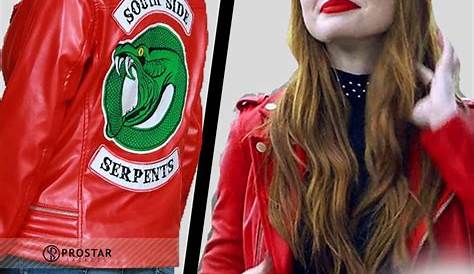 Cheryl Blossom Red Southside Serpent Jacket Just American