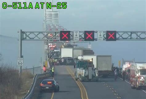 chesapeake bay bridge traffic accident today