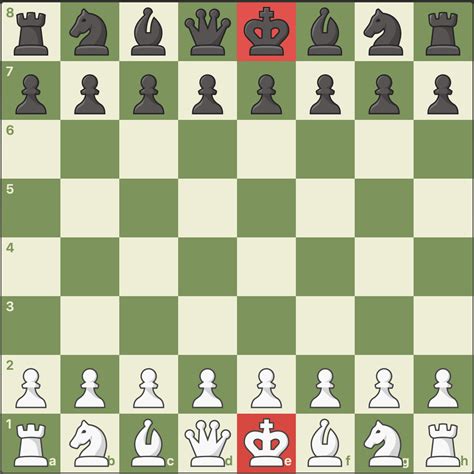 Chess Game King Position