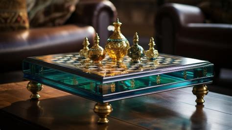 Chess Set Coffee Table