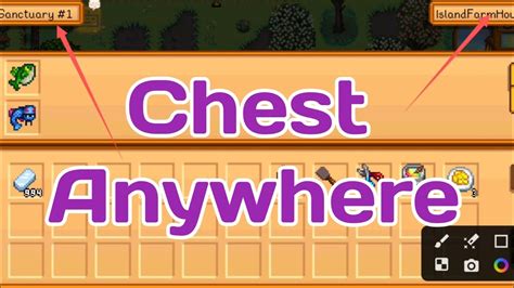 Chest Anywhere Mod Stardew