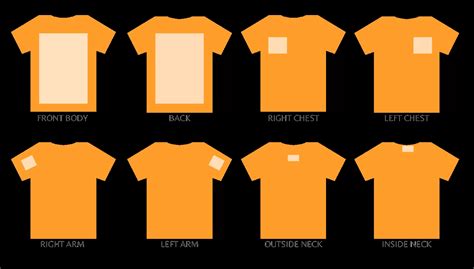 Chest Pocket Logo Size