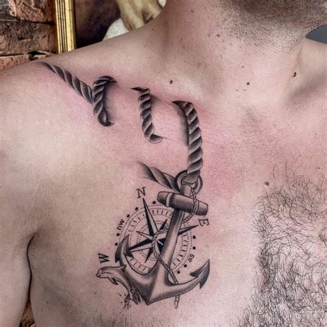 Traditional Symbols chest tattoo men ideas