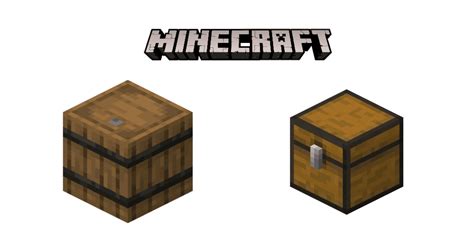 Chest Vs Barrel Minecraft