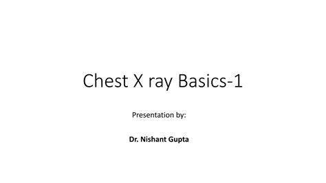 Chest X Ray Ppt