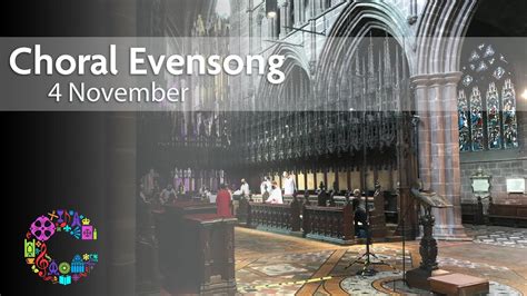 chester cathedral choral evensong
