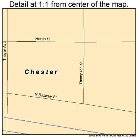 Chester Ne Map