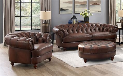 New Chesterfield Sofa Set Leather Best References