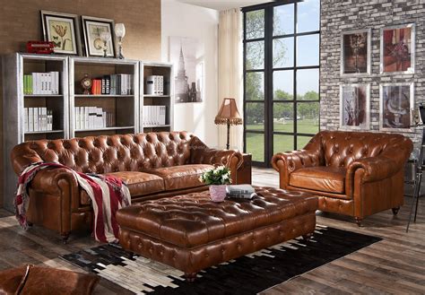 Chesterfield Couch Set