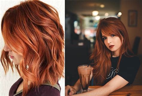 Ombré hair cuivré les meilleures couleurs de cheveux en cuivre