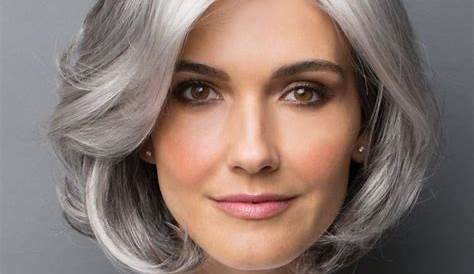 Cheveux Gris Tendance Femme Trop De Connexions , Coupe