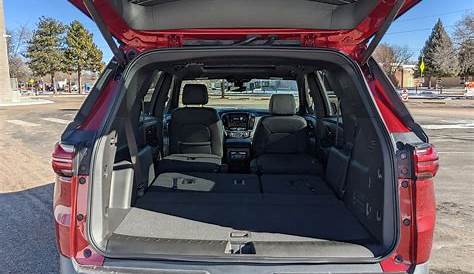 Chevrolet Traverse Cargo Space Large Interior Of Chevy Offers Tremendous Amounts