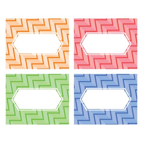 Chevron Labels Printable Free