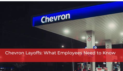 chevron layoffs
