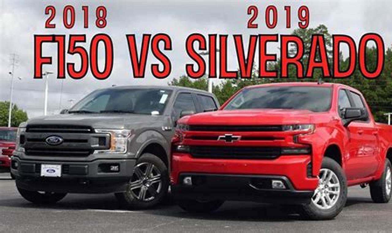 chevy silverado vs ford f150