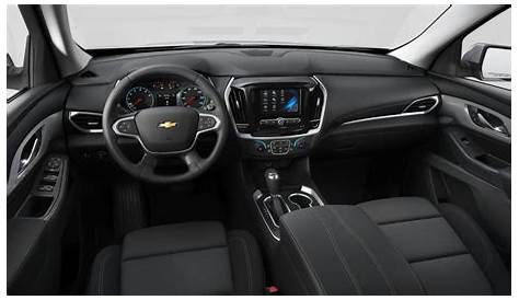 Chevy Traverse 2019 Inside Jet Black Interior Rear Seat For The Chevrolet