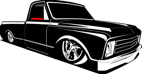 Free 286 Chevy Pickup Truck Svg SVG PNG EPS DXF File