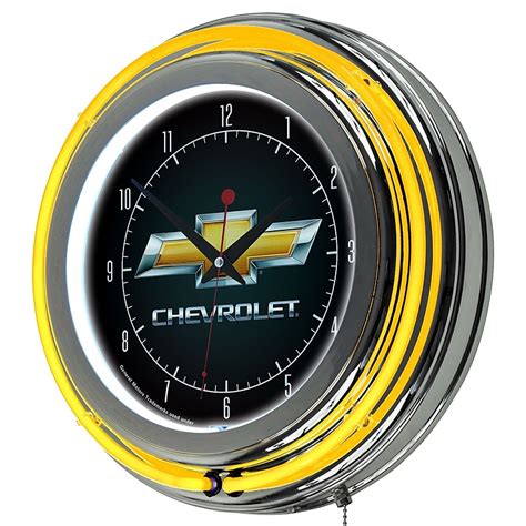 Chevy Neon Wall Clocks
