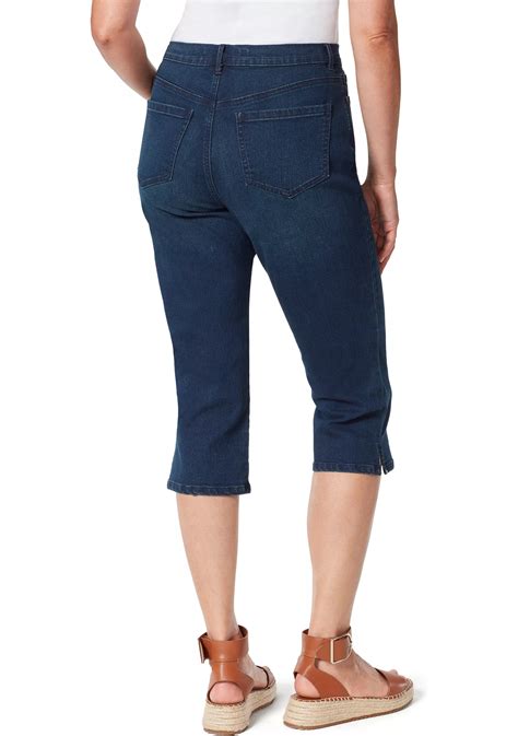 chic denim capris