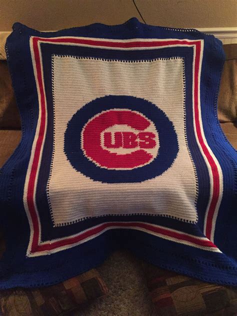 Chicago Cubs Crochet Blanket Pattern