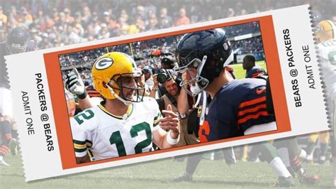 chicago bears packers game tickets