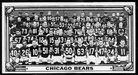 chicago bears roster 1968 draft