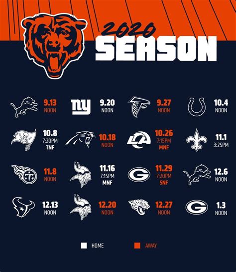 chicago bears tickets 2020