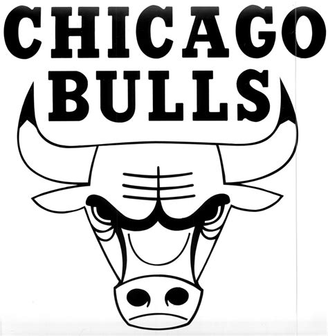 chicago bulls black and white