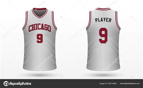 chicago bulls jersey template