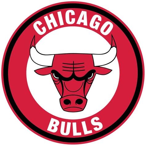 chicago bulls logo in a circle