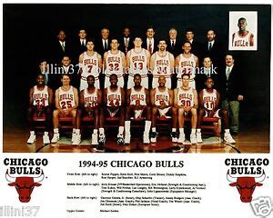chicago bulls roster 1994-95