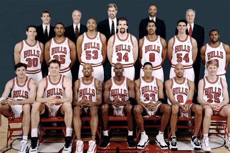 chicago bulls starting lineup 1996
