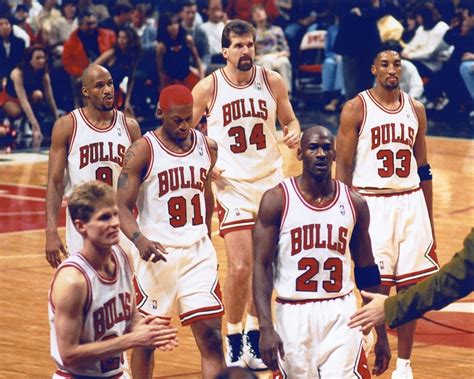 chicago bulls starting lineup 1997