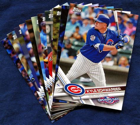 chicago cubs baseball cards team set