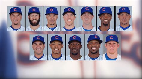 chicago cubs opening day roster